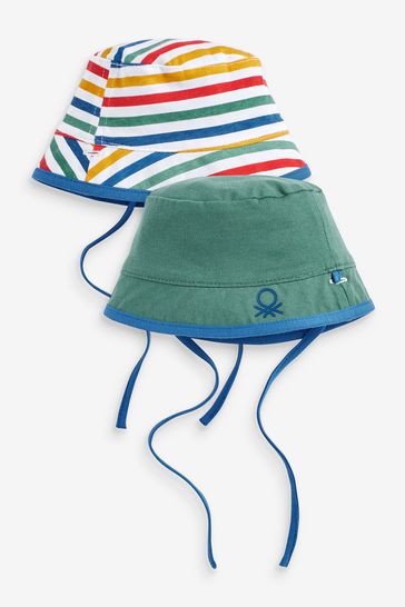 Benetton Green Reversible Bucket Hat