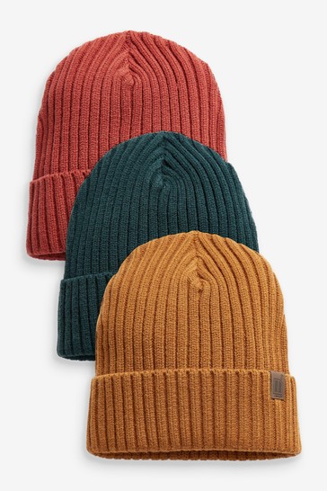 Beanie Hats 3 Pack (1-16yrs)