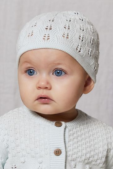 The Little Tailor Blue Cotton Knitted Hat