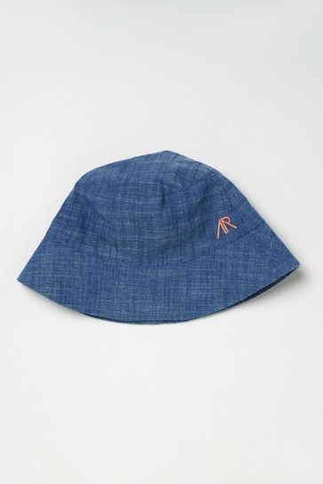 Angel & Rocket Chambray Blue Hat