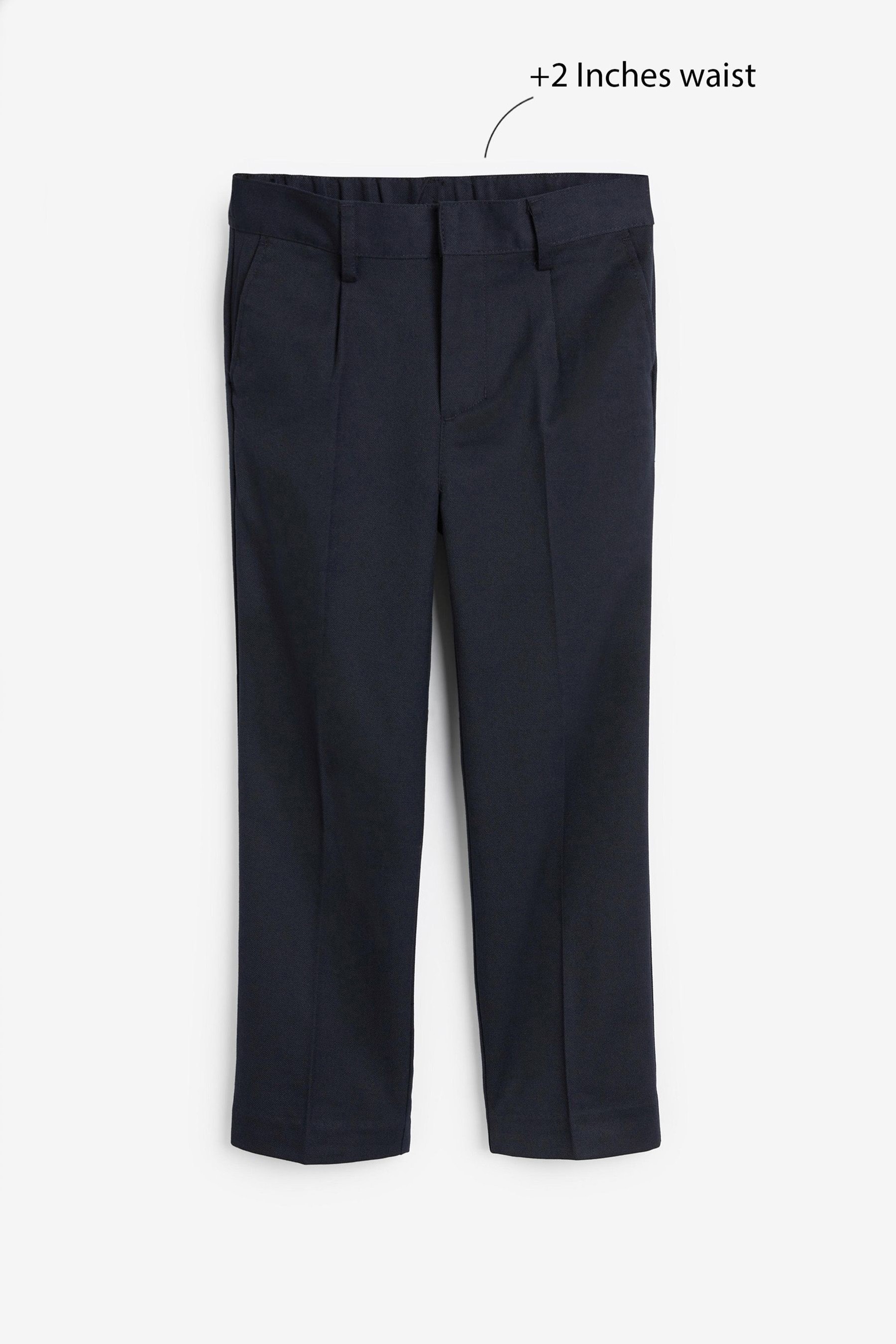 Pleat Front Trousers (3-17yrs) Plus Waist