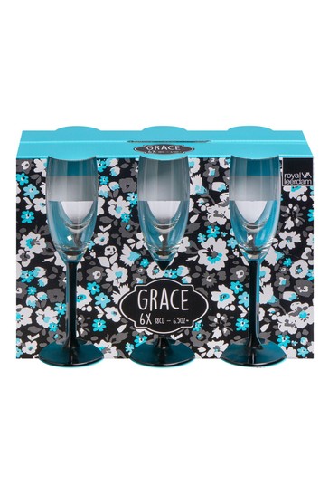 6 Pack Champagne Flutes