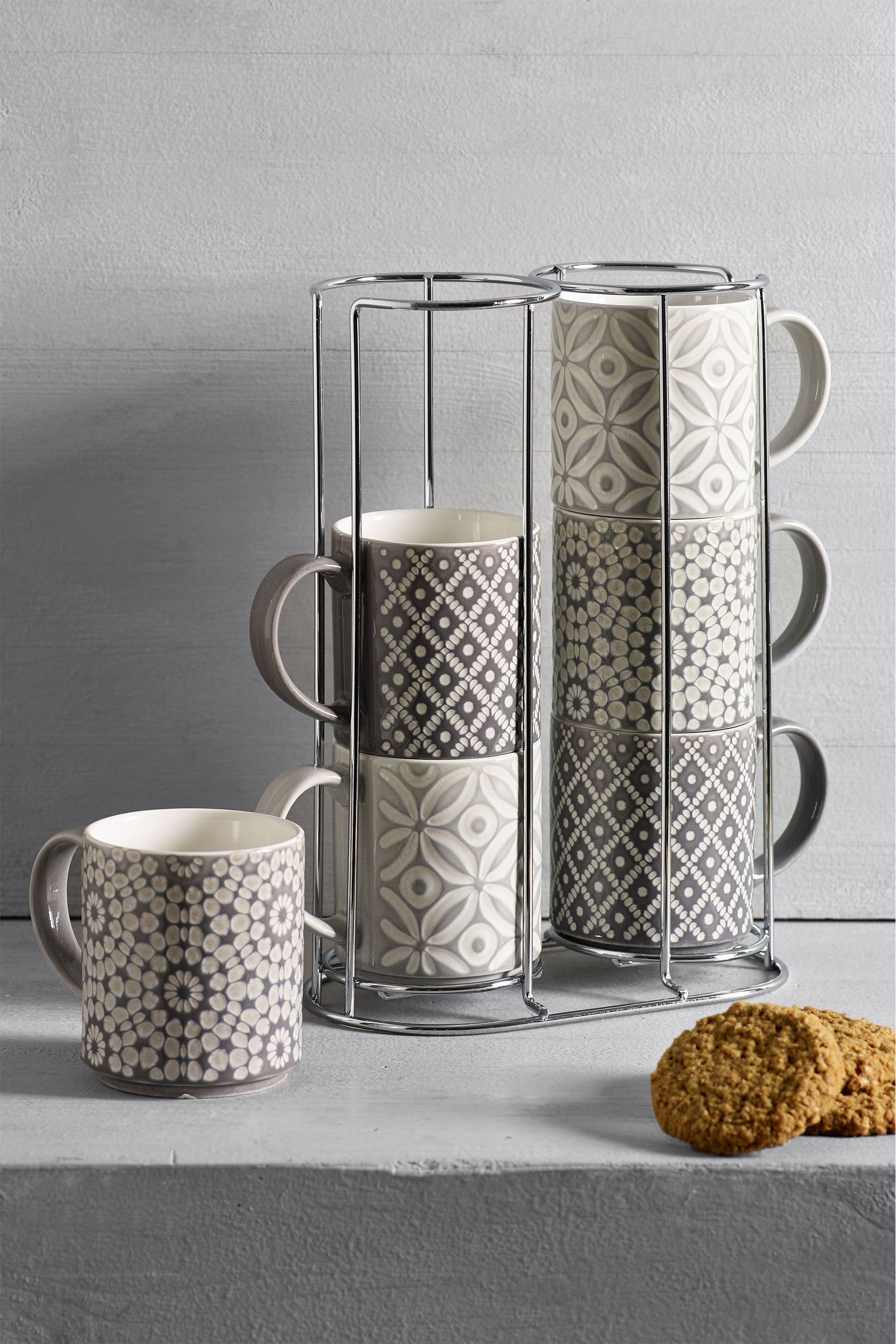 153-283s Set of 6 Stacking Mugs