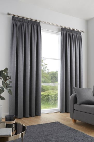 Fusion Galaxy Light Reducing Pencil Pleat Curtains