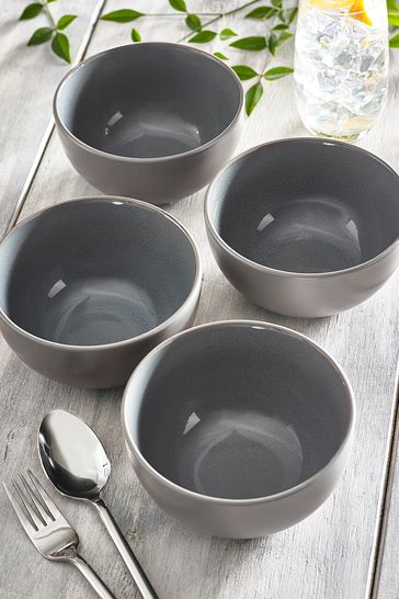 Logan Reactive Glaze Set of 4 Bowls