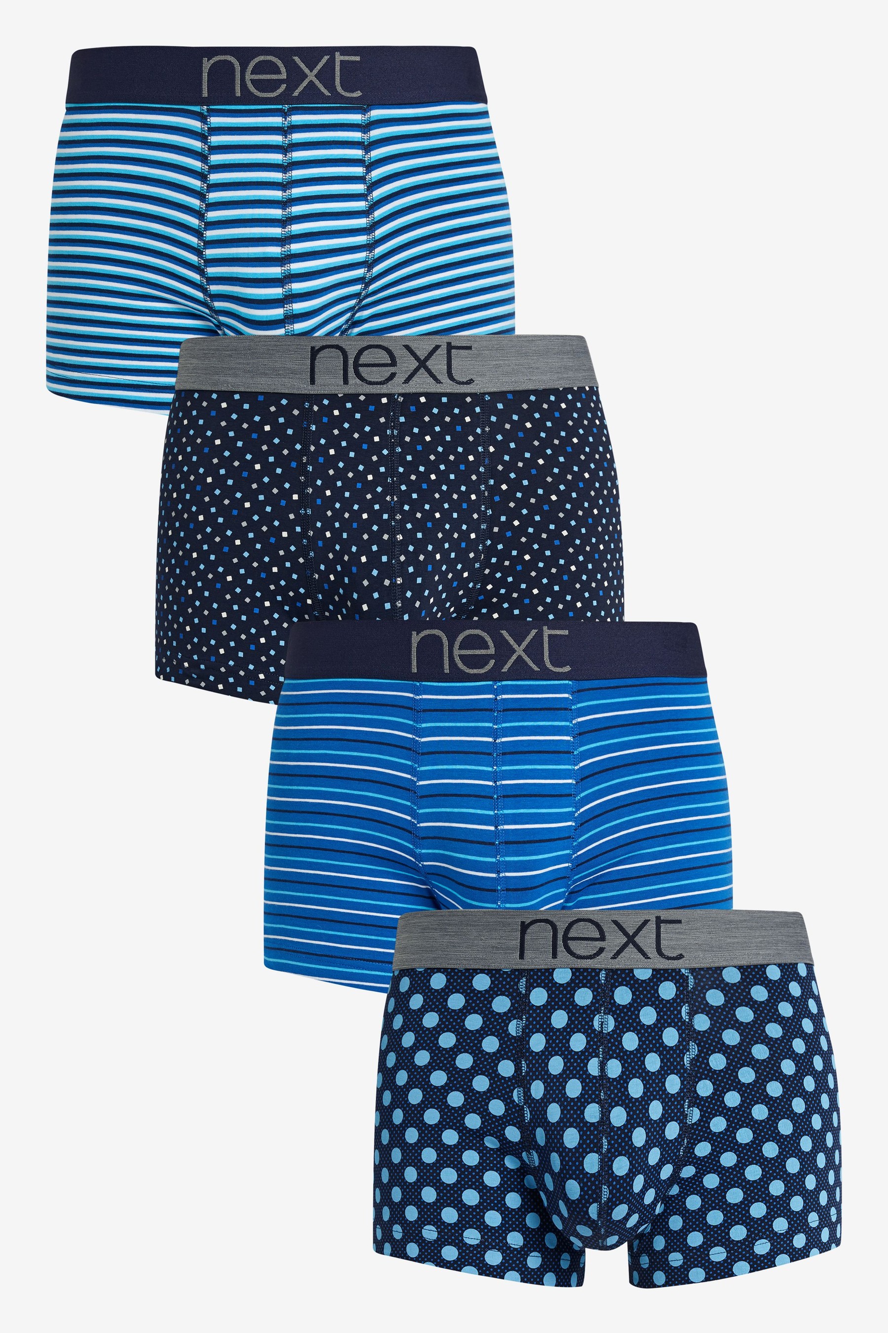 Pattern Hipster Boxers 4 Pack