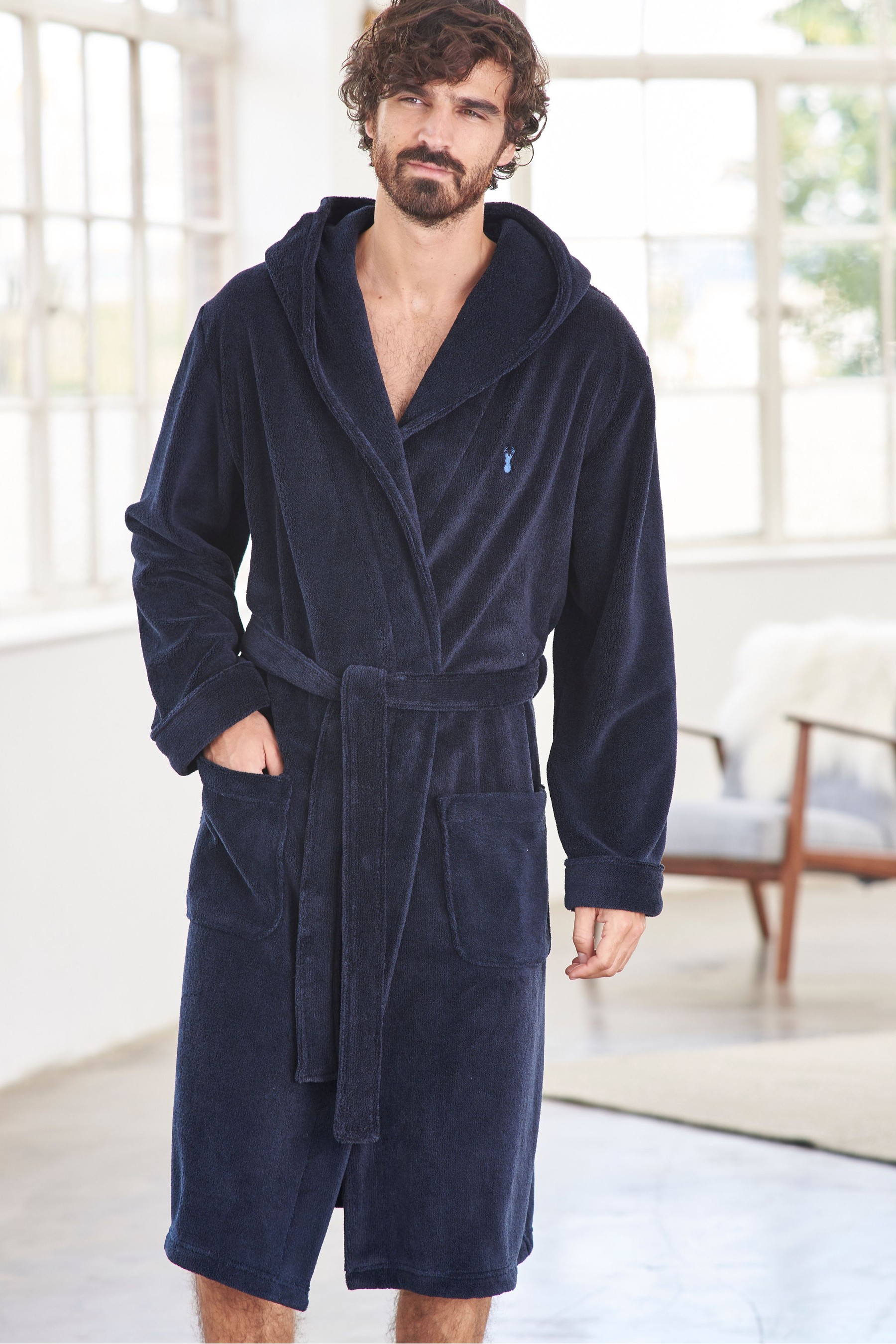 Super Soft Hooded Dressing Gown