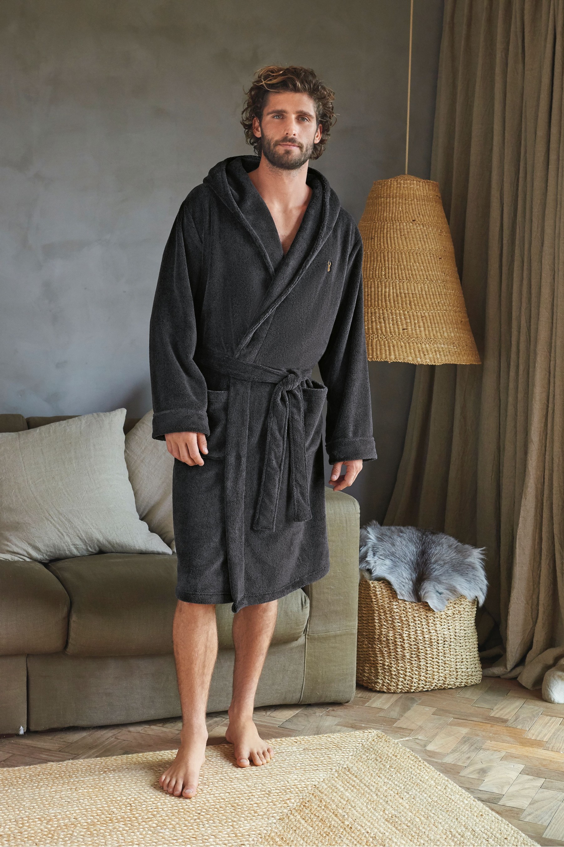 Super Soft Hooded Dressing Gown