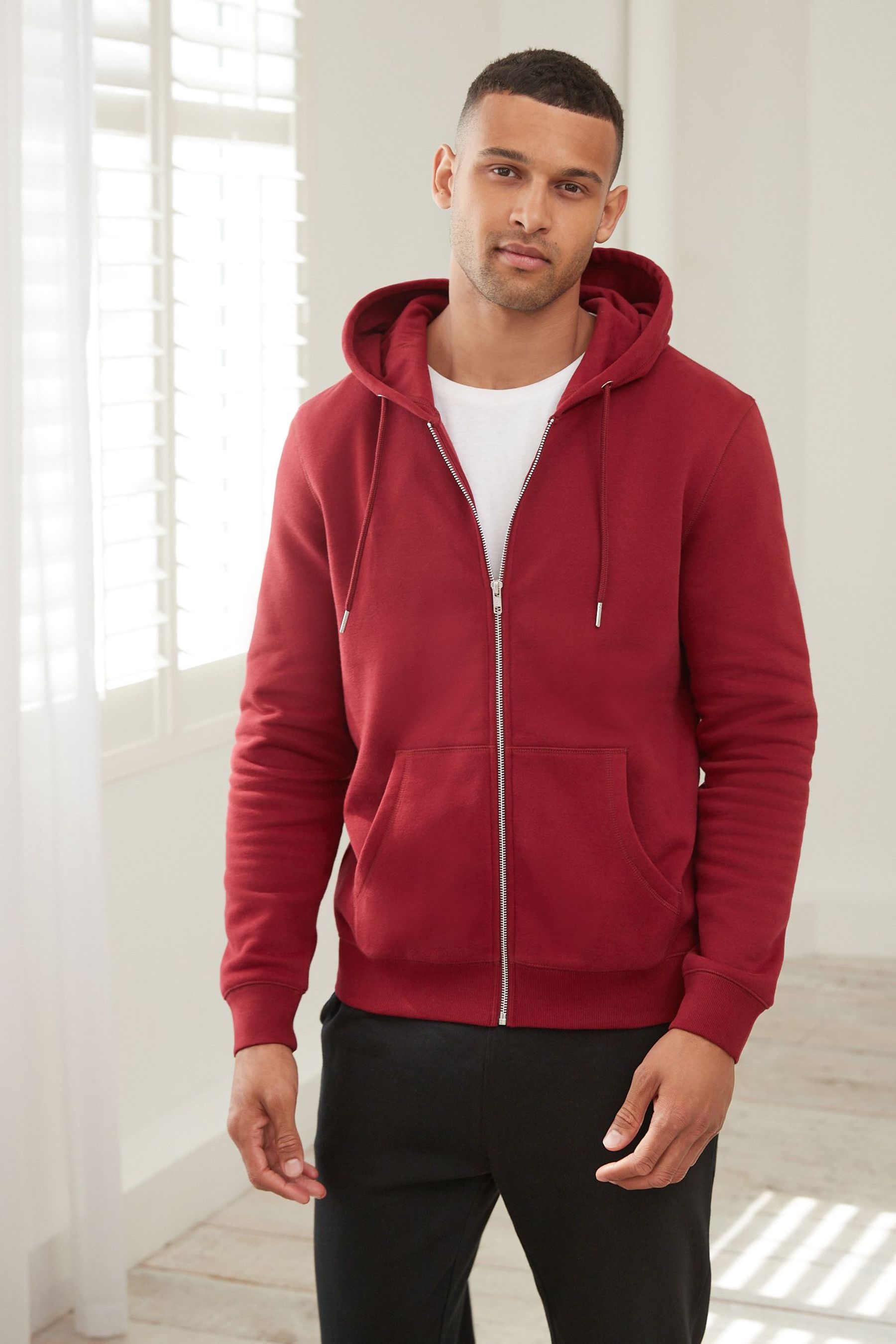 Overhead Hoodie Zip Through Hoodie