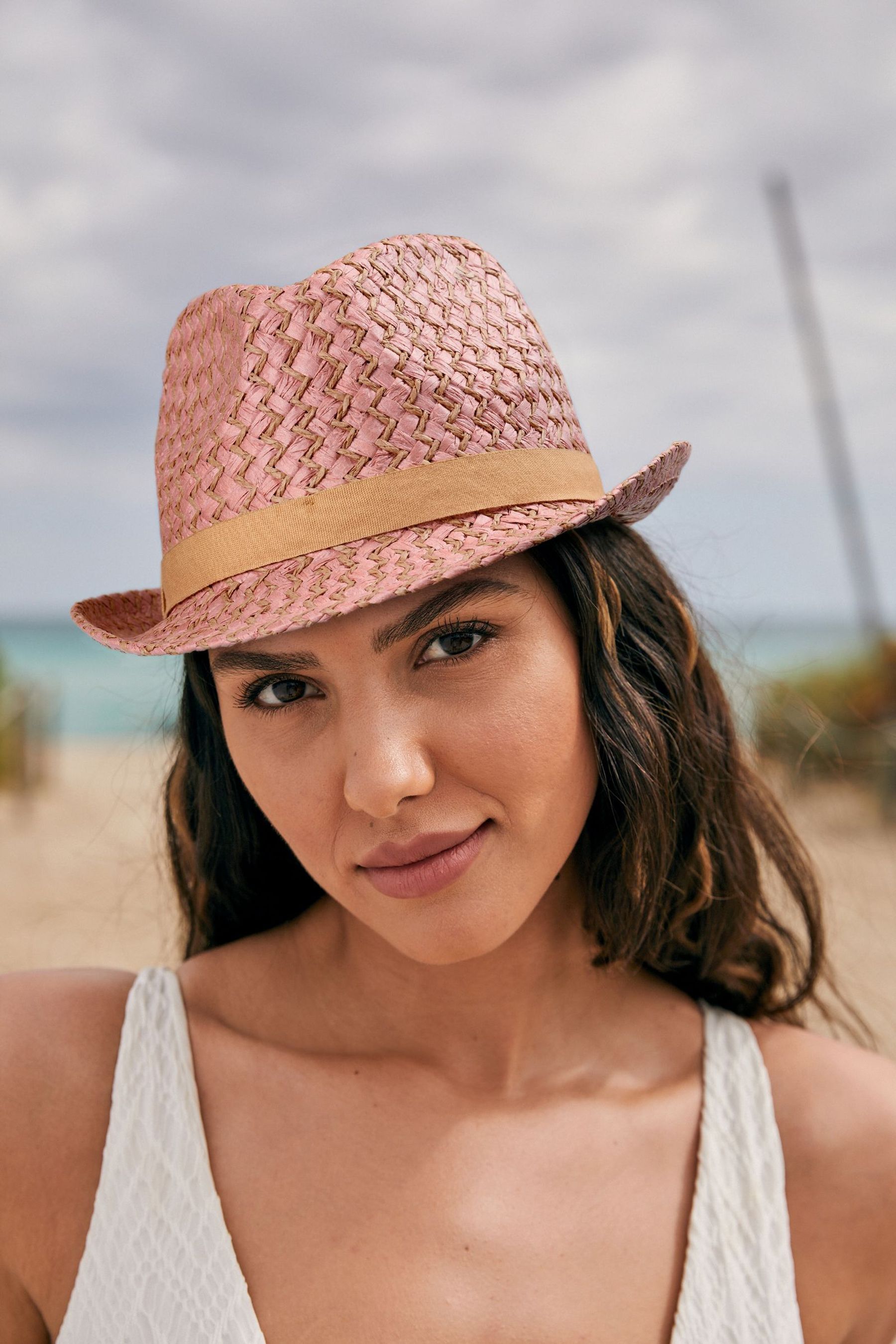 Weave Trilby Hat