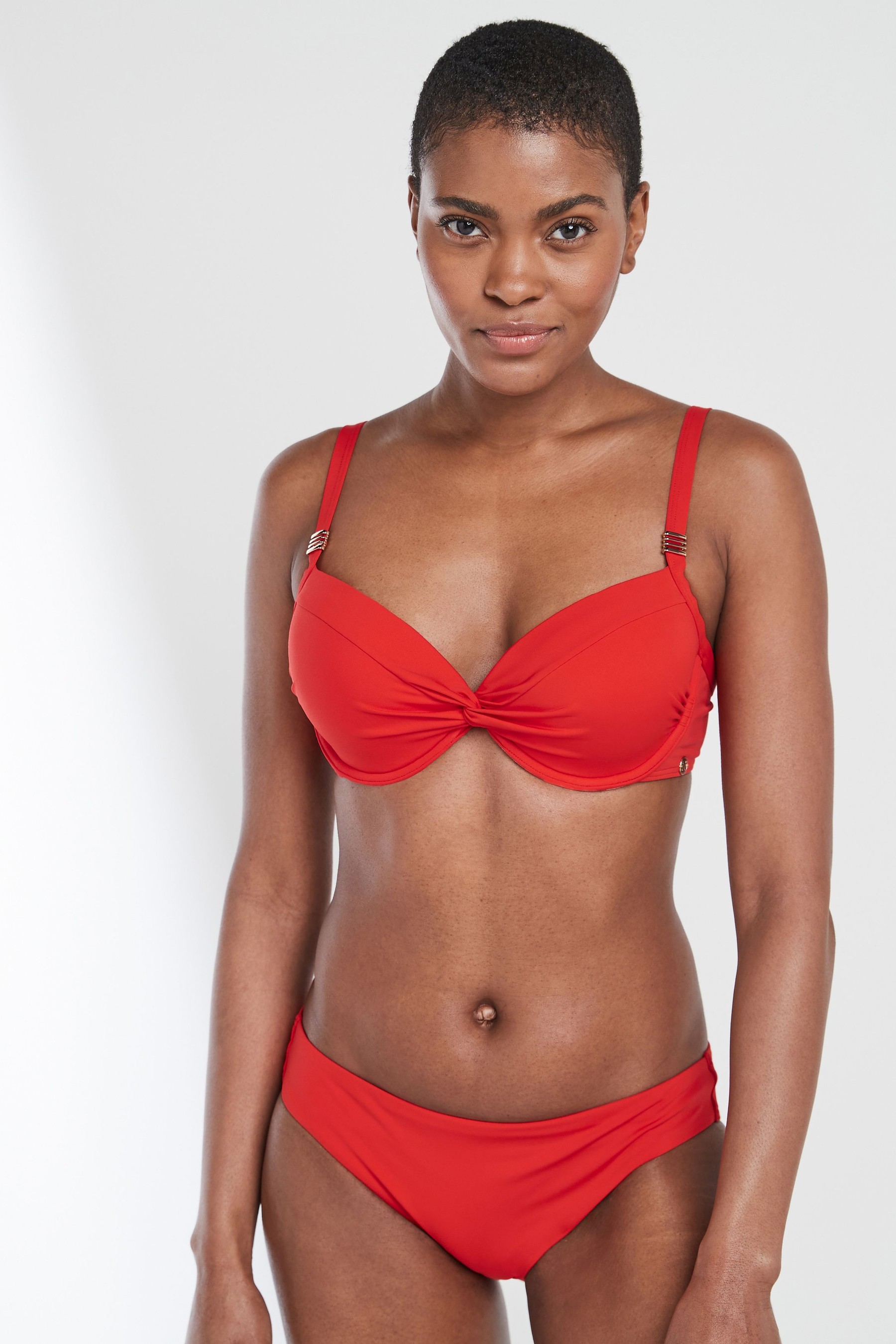 Shape and Tummy Control Bikini Top Padded Underwired Top