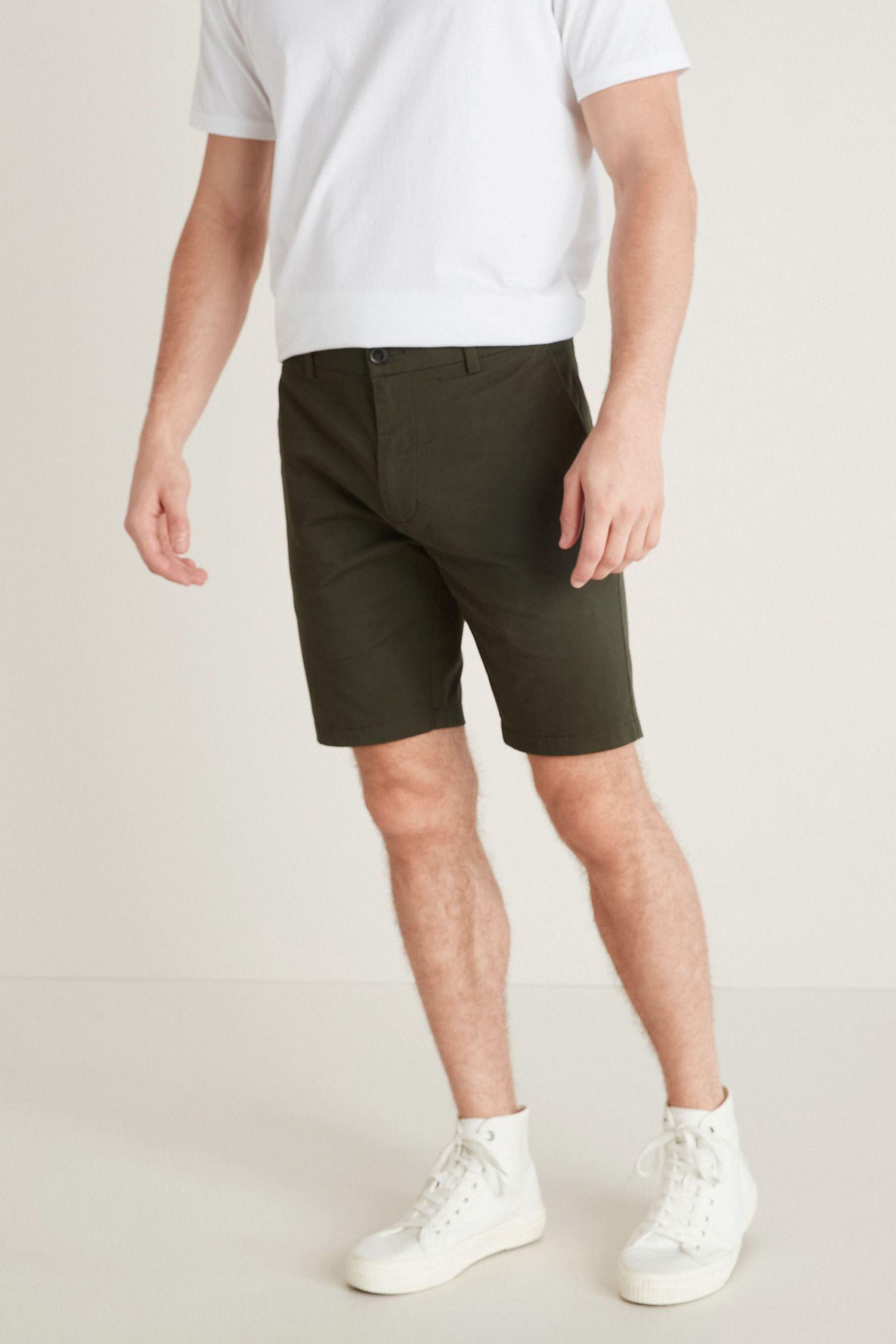 Stretch Chino Shorts Slim Fit