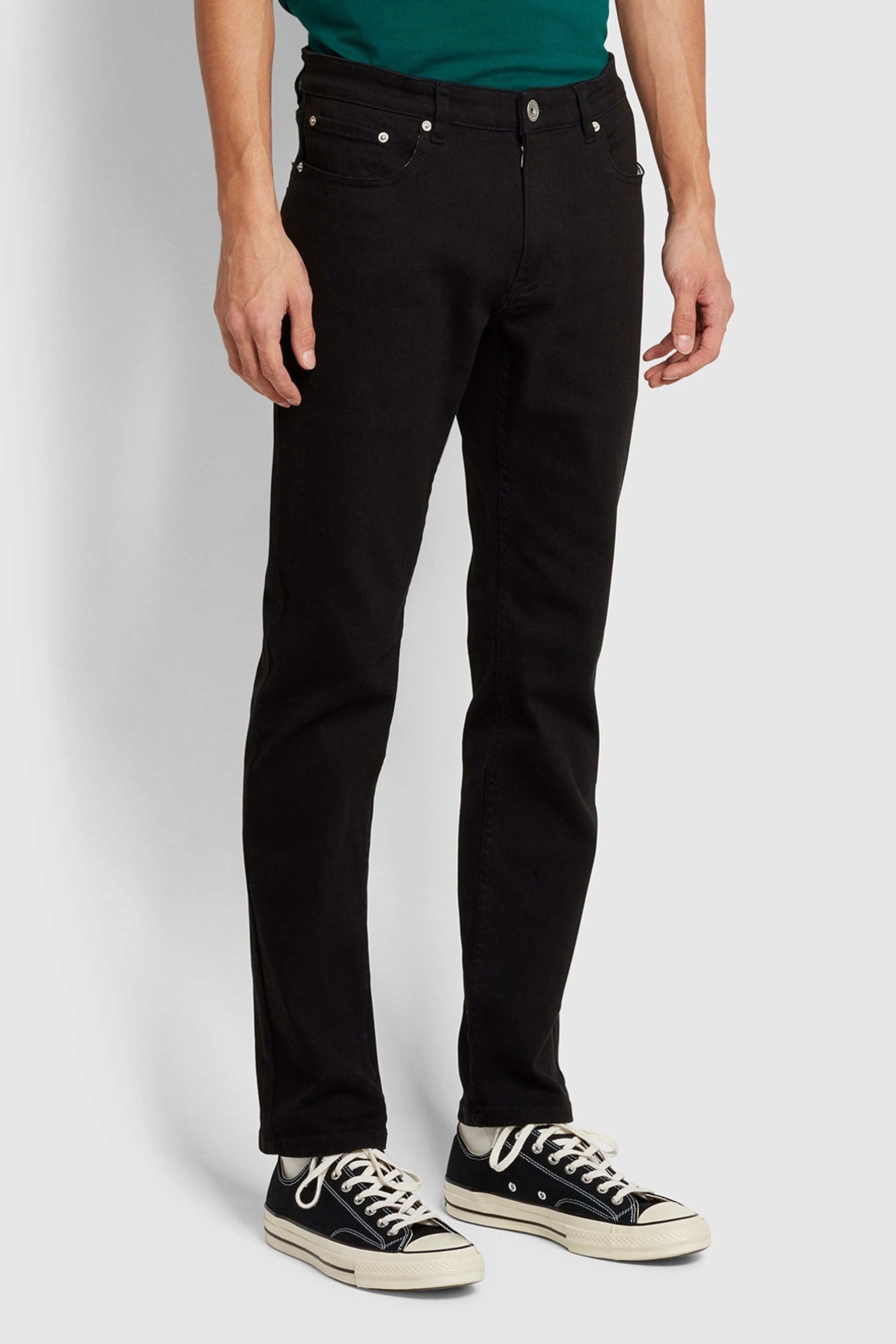 Farah Black Elm Black Stretch Denim Jeans