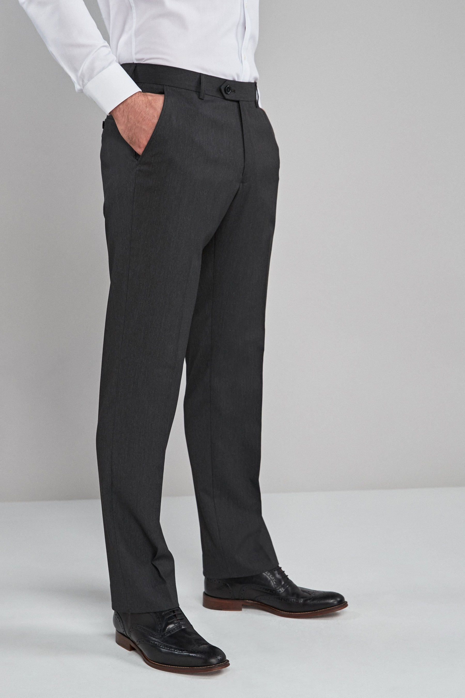 Stretch Formal Trousers Regular Fit