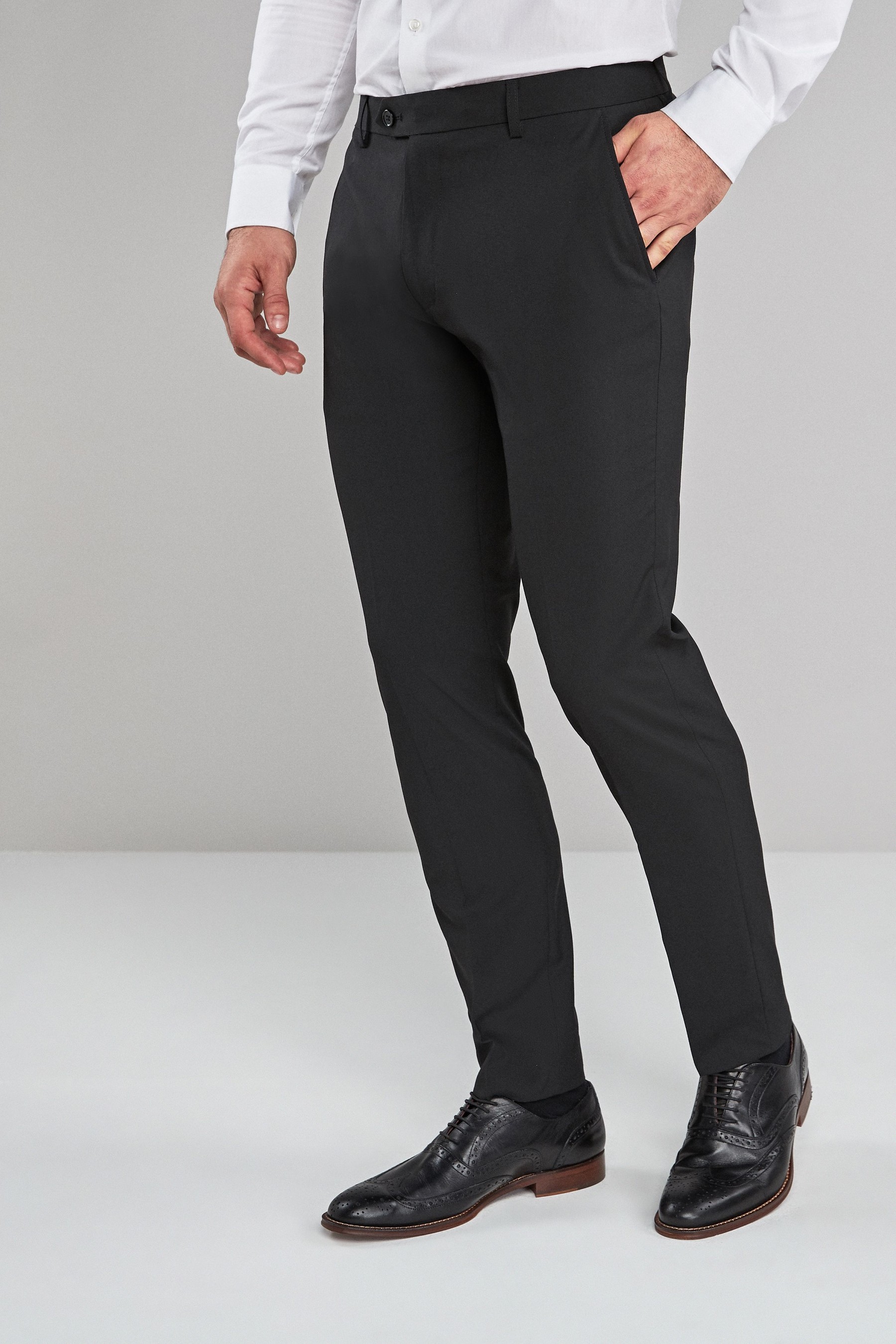 Stretch Formal Trousers Skinny Fit