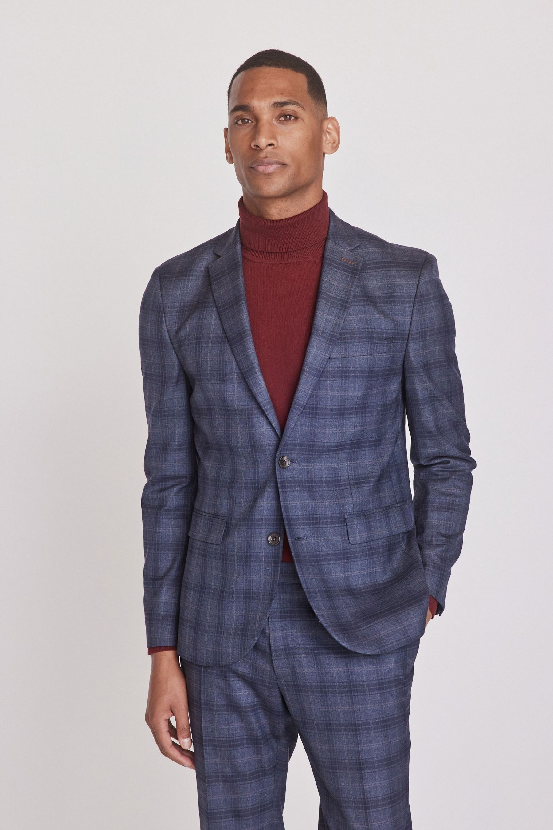 Check Suit: Jacket Skinny Fit