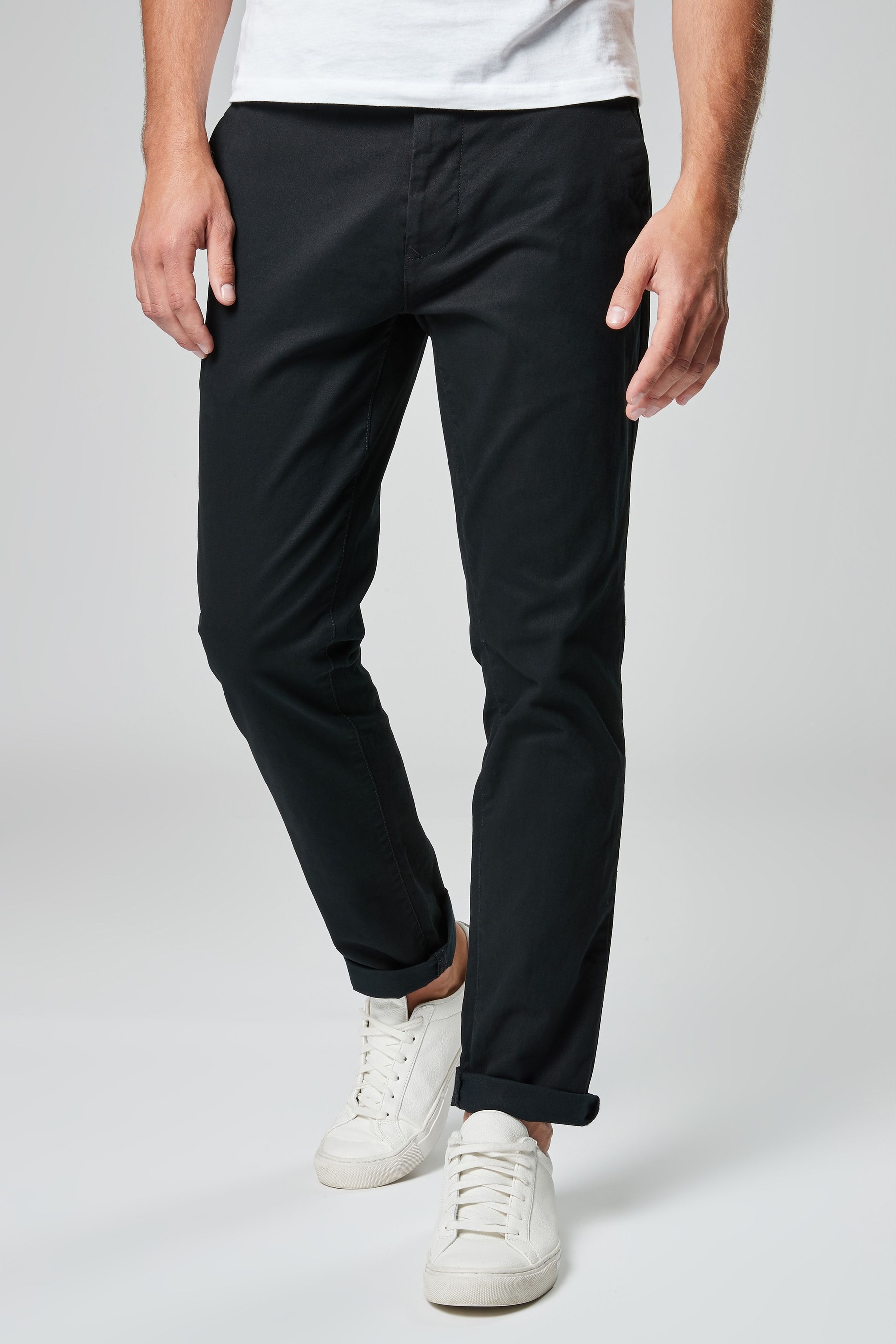 Stretch Chino Trousers Slim Fit