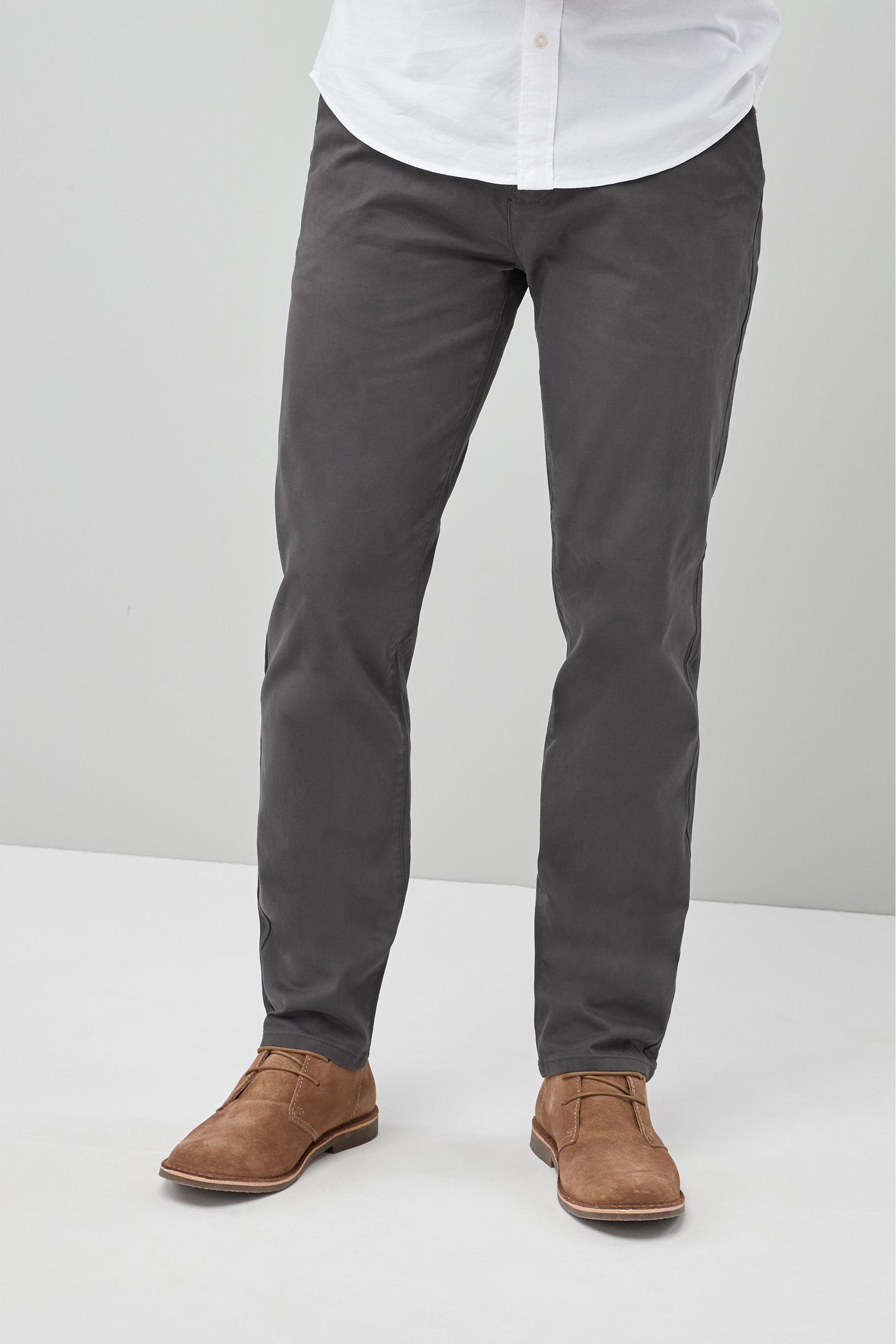 Stretch Chino Trousers Slim Fit