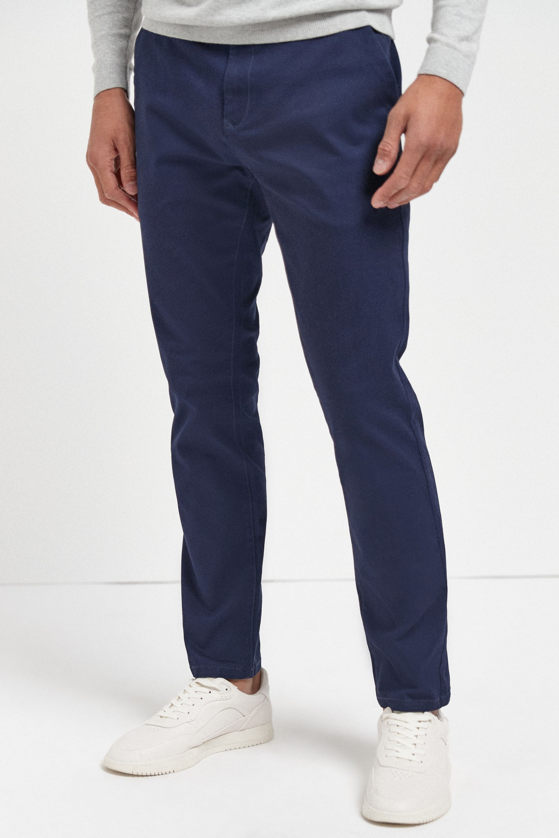 Stretch Chino Trousers Slim Fit