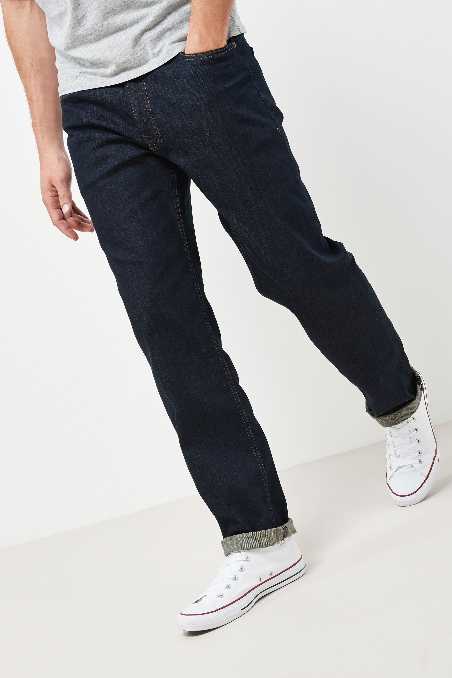 Essential Stretch Jeans Straight Fit