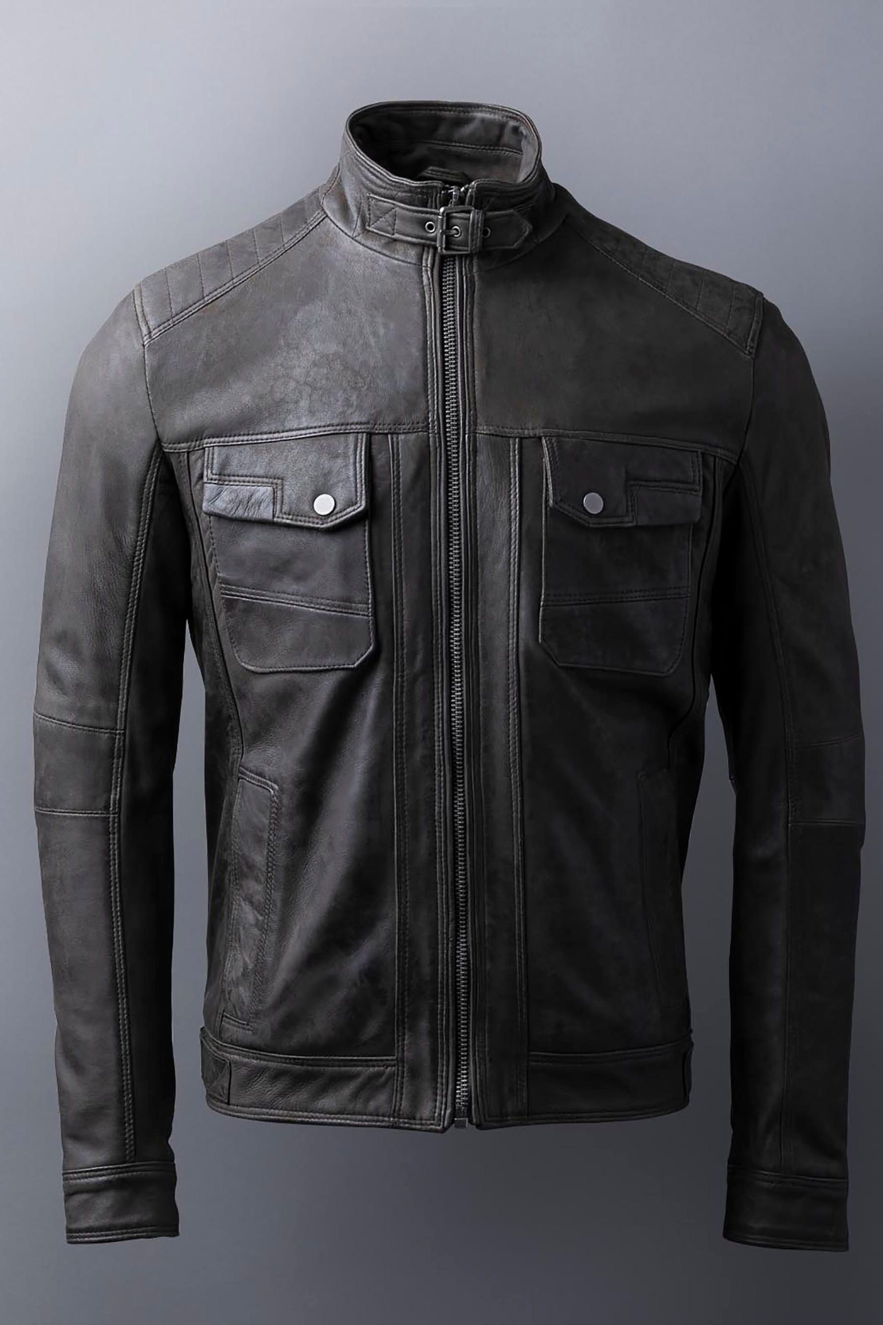 Lakeland Leather Wansfell Leather Biker Jacket