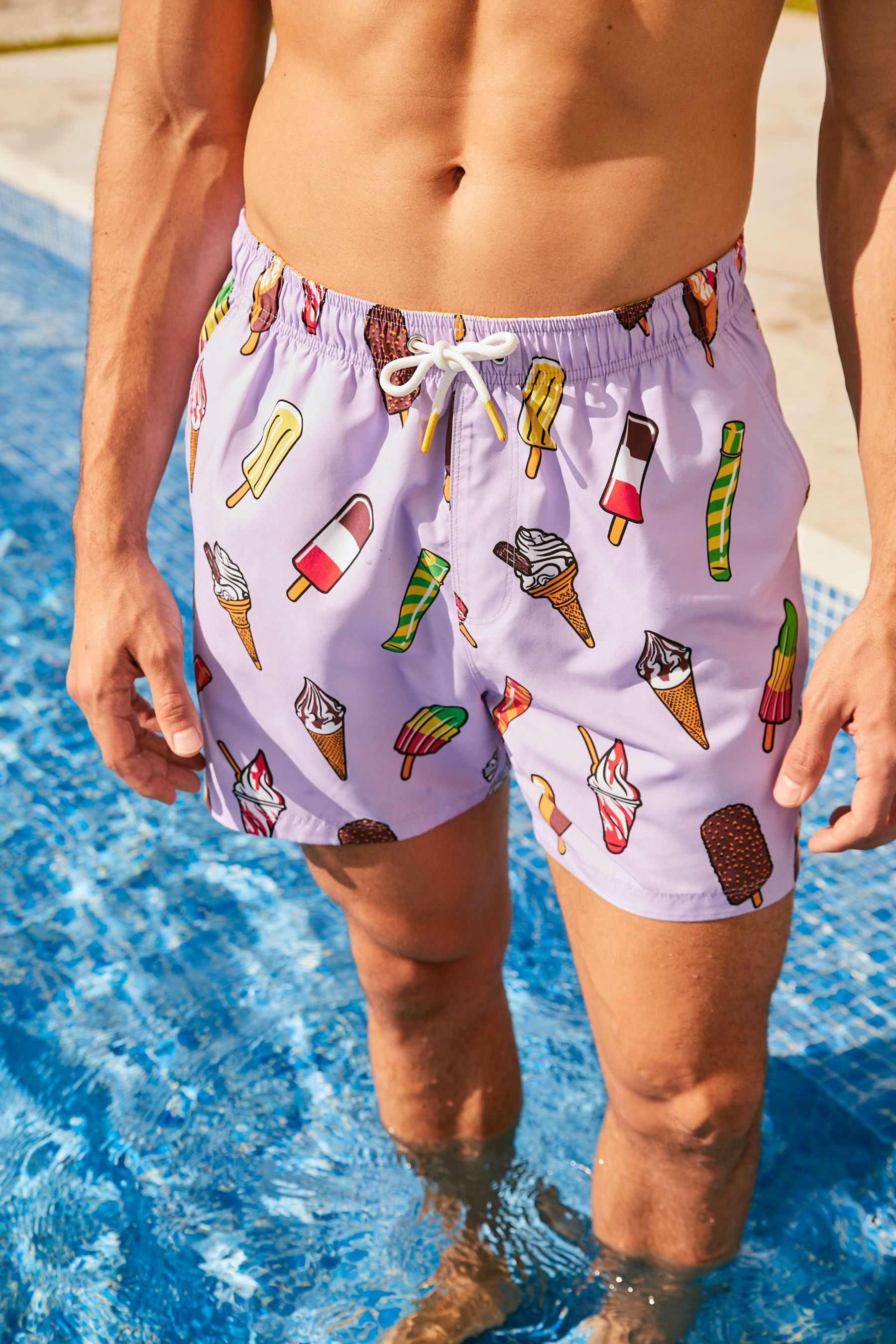 Printed Swim Shorts