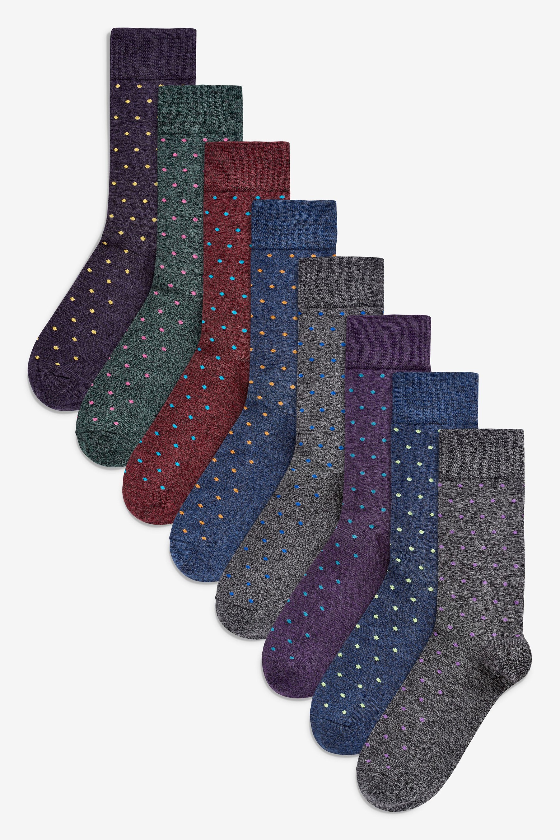 8 Pack Pattern Socks