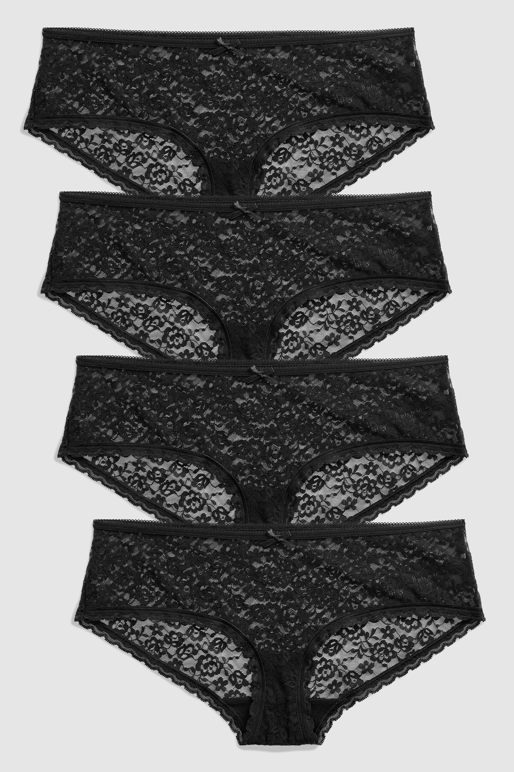 Lace Knickers 4 Pack Short