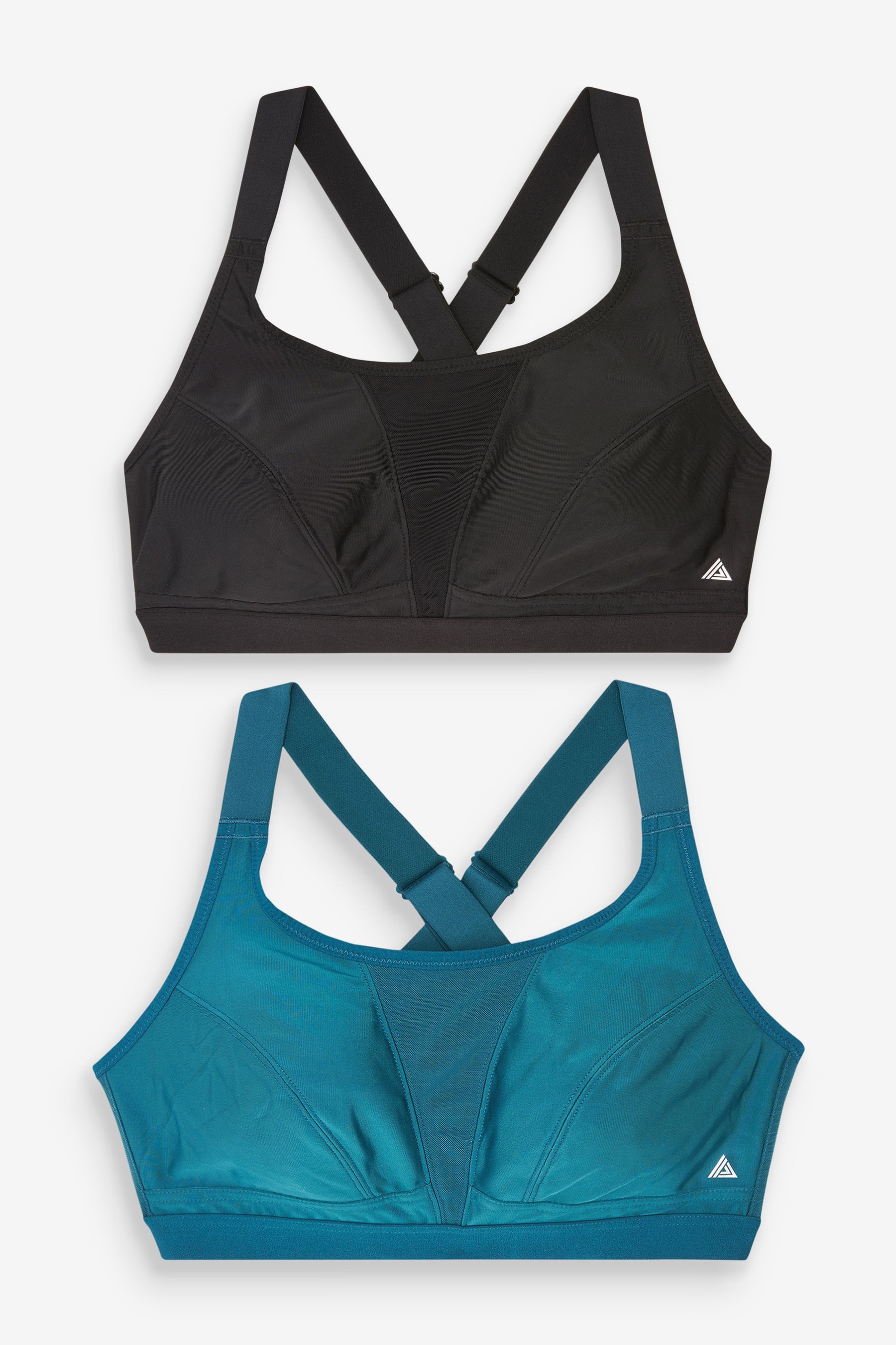 Next Active Sports High Impact Crop Tops 2 Pack