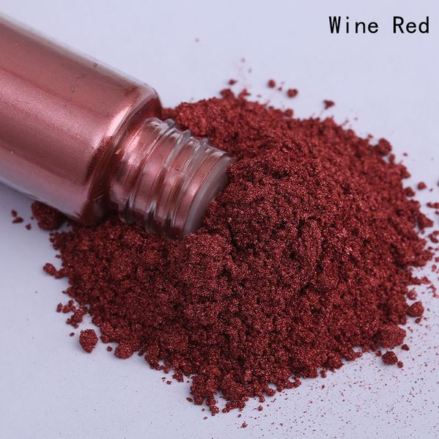 Colorful pearl mica pigment powder for nails glitter art, soap making epoxy resin eyeshadow lipstick car paint