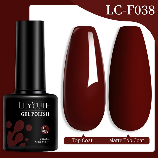 LILYCUTE Thread Shell Nail Gel Polish 7ml Pearl Shell Semi Permanent UV Gel Base Top Coat Popular in Autumn and Winter