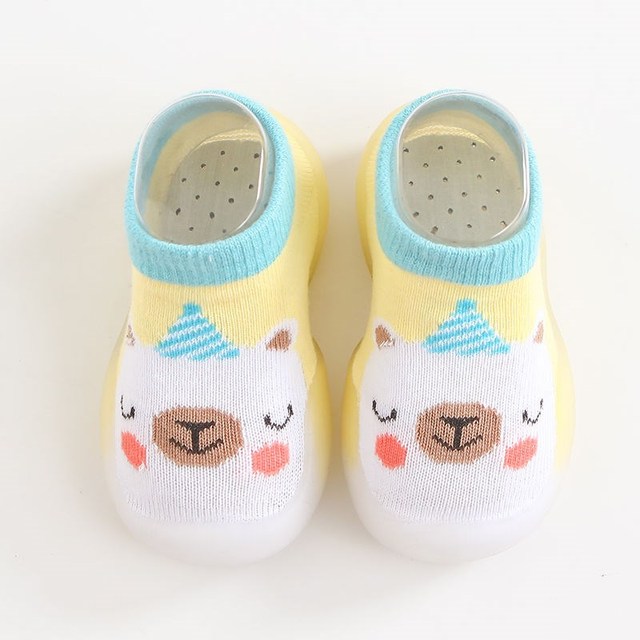 Baby sock shoes anti-skid spring autumn cartoon animal breathable shoes baby girl baby boy soft TPE sole baby boy casual shoes