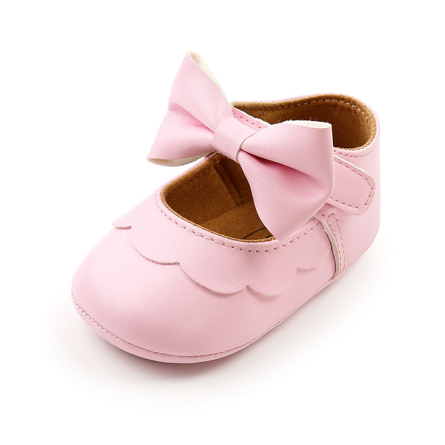 New Baby Boys Girls Leather Rubber Anti-slip First Walkers Baby Shoes Newborn Baby Girls Shoes