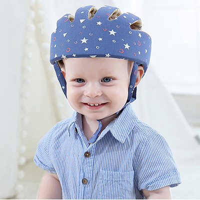 Baby Safety Helmet Head Protection Cotton Infant Baby Anti-Fall Hat for Crawling Baby Helmet Children Learn to Walk Crash Hat