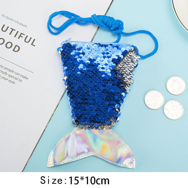 Girls Little Mermaid Party Accessories Necklace Ring Earrings Bracelet Kids Toy Birthday Gift Magic Embroidery Shoulder Bag Headband