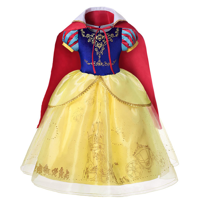 2022 Disney Princess Dress Mirabell Isabella Elsa Anna Dress Kids Party Costumes Kids Girl Clothes Kids Cosplay Outfits Encanto Frozen1/2