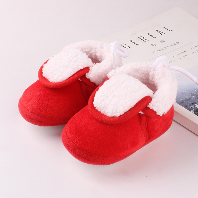 Cute Autumn Winter Infant Toddler Shoes Baby Girl Boy Shoes Handmade Casual Sneakers Non-slip Soft Soled Walking Warm Shoes