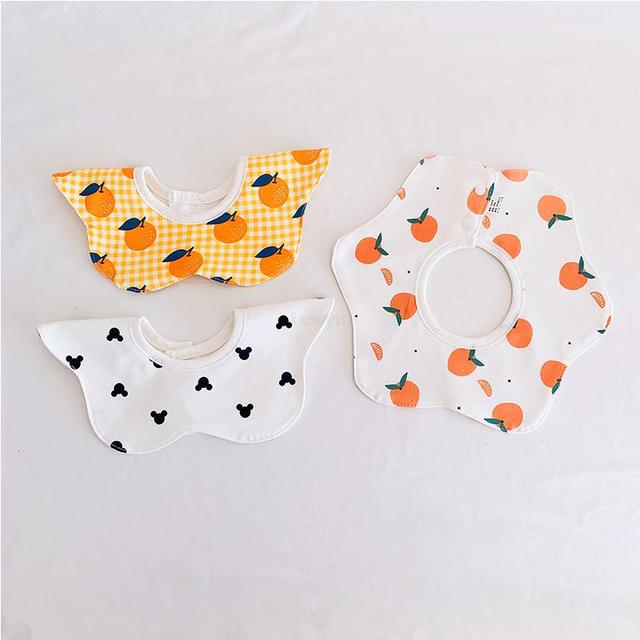 3pcs/lot Baby Bibs Bandana Burp Cloth Cotton Saliva Towel Soft Waterproof Boys Girl Baby Shower Gift Feeding Apron bebes