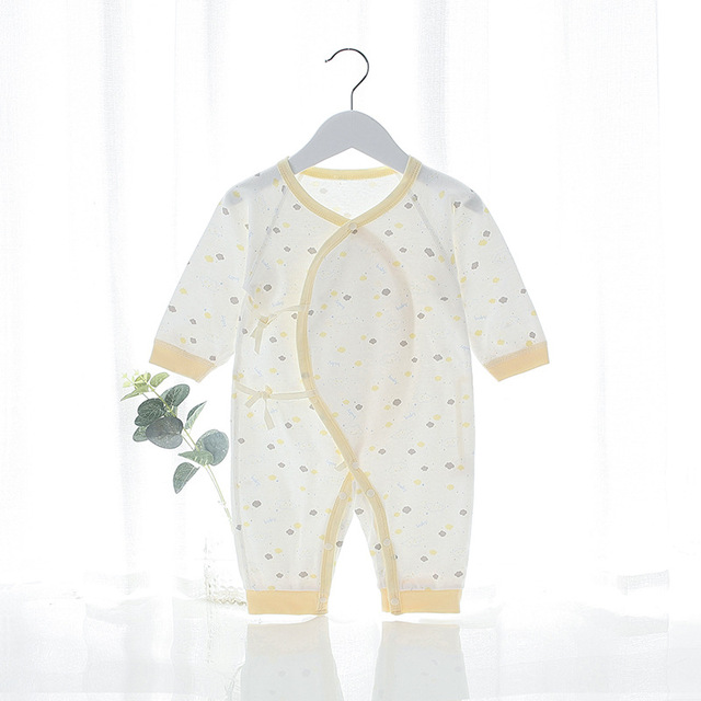 Spring Autumn Newborn Baby Romper Soild Color Baby Clothes Girl Rompers Cotton Jumpsuit Baby Half Sleeve Infant Boys Romper