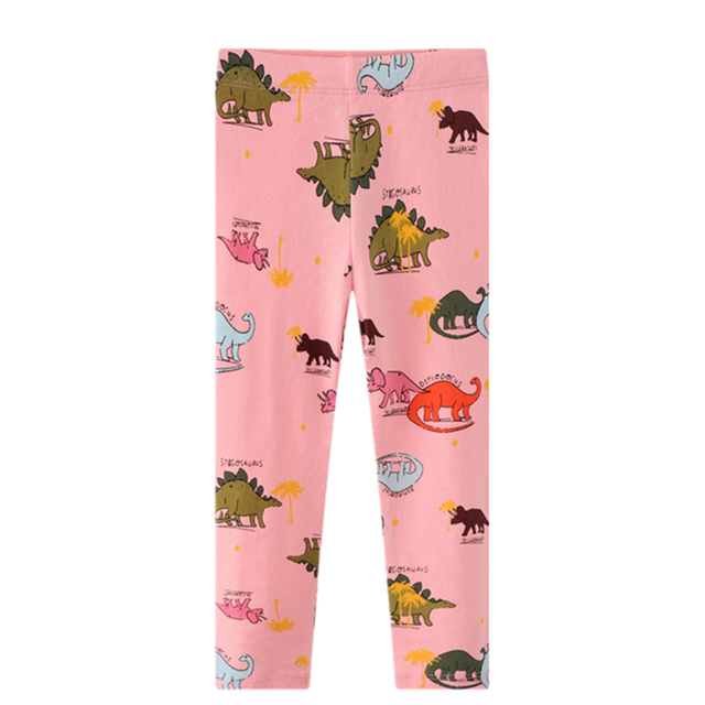 2022 Cotton Unicorn Print Children Leggings Children Leggings Breathable Elastic Trousers Spring Girls 2-8 Years Trousers