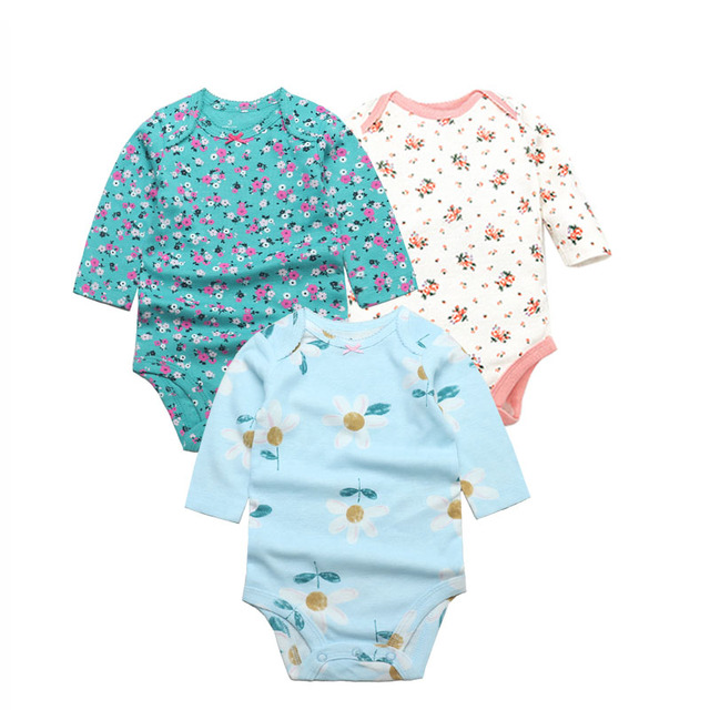 3pcs/lot Newborn Baby Underwear Set 100% Cotton Baby Boys Girls Pajamas Infant Clothes Long Sleeve Underwear Baby Clothes