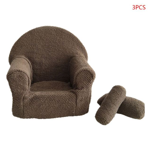 3pcs/set Newborn Baby Posing Mini Sofa Arm Chair Pillows Infant Photography Props Photo Accessories