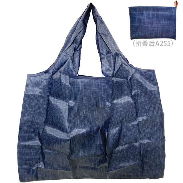 Oxford Foldable Large Shopping Bag Recycled Eco Friendly Ladies Shopping Bag Reusable Floral Fruit Vegetable Grocery Pocket