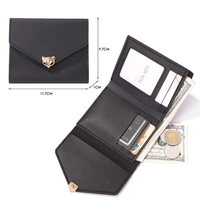 Women's PU Leather Wallet, Wallet, Card Holder, Necklace, Wallet, Card, Money Bag