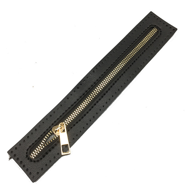 1PC Bag Accessories Custom DIY Zipper For Woven Bag Hardware Soild Zipper Sewing Accessory Useful Bag Zipper PU Leather