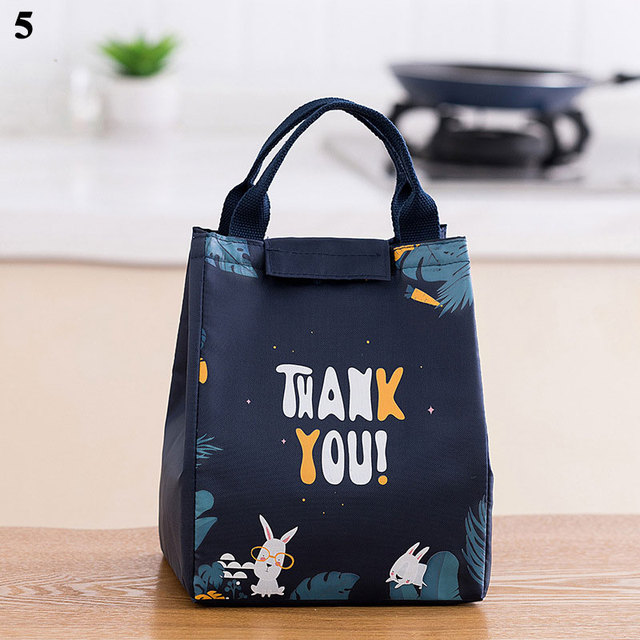 Spot Print Tote Black Thermal Bag Waterproof Oxford Beach Lunch Bag Food Picnic Bolsa Termica Women Kid Men Cooler Bag New