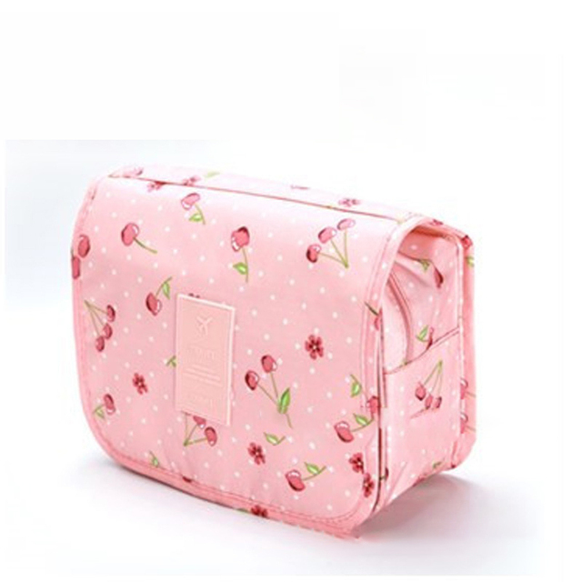 Waterproof Nylon Zipper Travel Bag For Men Women Cosmetic Bag Toiletry Set Bathroom Unisex