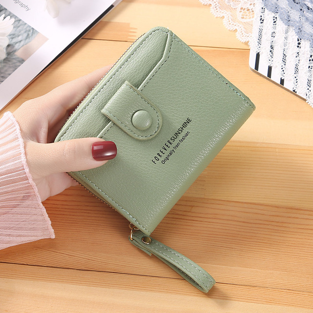 Wallet Women 2022 Lady Short Wallets Clutch Bag Money Small Purses Fold Leather Female Coin Purse Card Holder Carteira Feminina