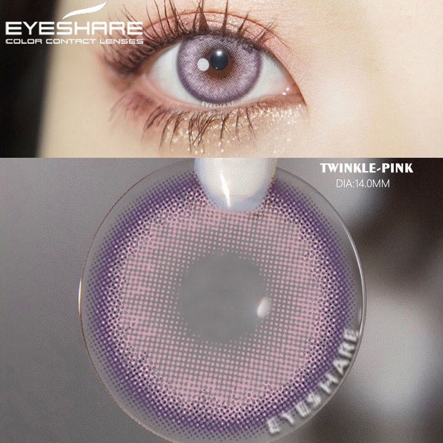 Eyeshire Eye Color Contact Lenses 1 Pair Natural Colored Lenses Yearly Cosmetic Lens Brown Cosmetic Lenses Contact Lens