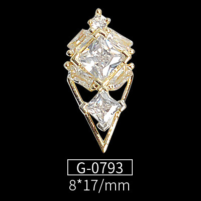 New Nail Art Jewelry Nail Art Zircon Flower Pendant Wild Nail Art Diamond Nail Art Zircon Jewelry G-0783